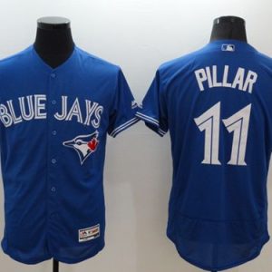 Toronto Blue Jays #11 Kevin Pillar Blue Flexbase Collection Stitched MLB Jersey