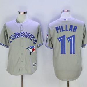 Toronto Blue Jays #11 Kevin Pillar Grey New Cool Base 40th Anniversary Stitched MLB Jersey