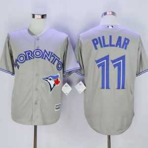 Toronto Blue Jays #11 Kevin Pillar Grey New Cool Base Stitched MLB Jersey