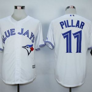 Toronto Blue Jays #11 Kevin Pillar White New Cool Base Stitched MLB Jersey