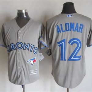 Toronto Blue Jays #12 Roberto Alomar Grey New Cool Base Stitched MLB Jersey