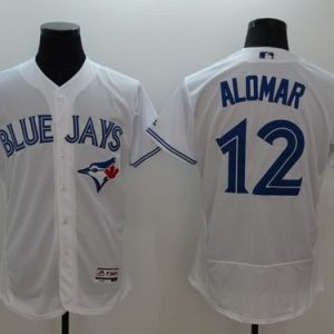 Toronto Blue Jays #12 Roberto Alomar White Flexbase Collection Stitched MLB Jersey