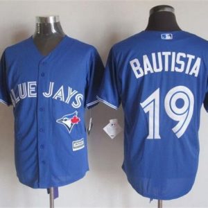 Toronto Blue Jays #19 Jose Bautista Blue New Cool Base Stitched MLB Jersey