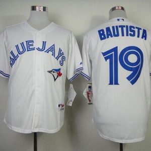 Toronto Blue Jays #19 Jose Bautista White Home Cool Base 2012 Stitched MLB Jersey