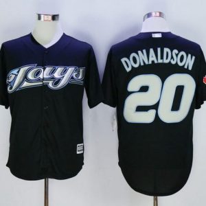 Toronto Blue Jays #20 Josh Donaldson Black New Cool Base Stitched MLB Jersey