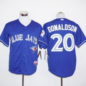 Toronto Blue Jays #20 Josh Donaldson Blue Alternate Cool Base Stitched MLB Jersey