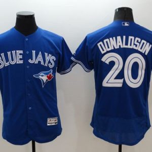 Toronto Blue Jays #20 Josh Donaldson Blue Flexbase Collection Stitched MLB Jersey