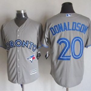 Toronto Blue Jays #20 Josh Donaldson Grey New Cool Base Stitched MLB Jersey