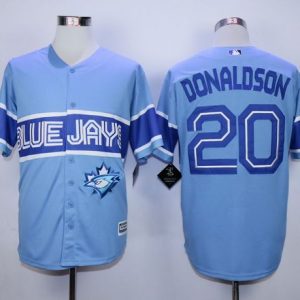 Toronto Blue Jays #20 Josh Donaldson Light Blue Exclusive New Cool Base Stitched MLB Jersey