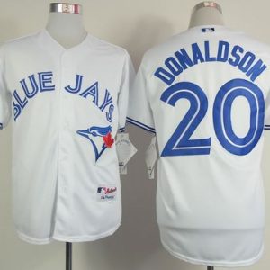 Toronto Blue Jays #20 Josh Donaldson White Home Cool Base Stitched MLB Jersey