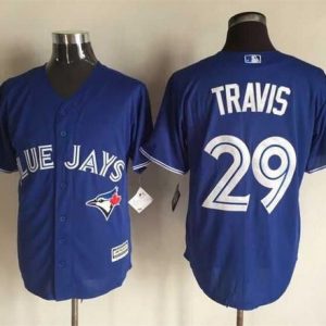 Toronto Blue Jays #29 Devon Travis Blue New Cool Base Stitched MLB Jersey