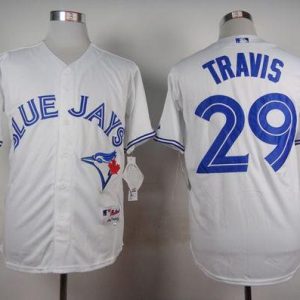 Toronto Blue Jays #29 Devon Travis White Cool Base Stitched MLB Jersey