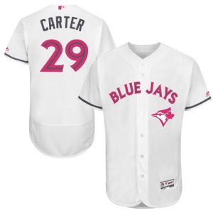 Toronto Blue Jays #29 Joe Carter White Flexbase Collection 2016 Mother's Day Stitched MLB Jersey