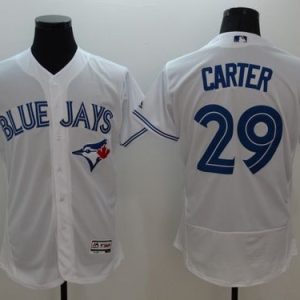 Toronto Blue Jays #29 Joe Carter White Flexbase Collection Stitched MLB Jersey