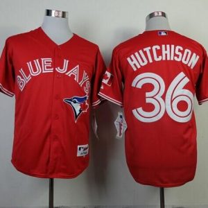 Toronto Blue Jays #36 Drew Hutchison Red Canada Day Stitched MLB Jersey