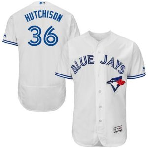 Toronto Blue Jays #36 Drew Hutchison White Flexbase Collection Stitched MLB Jersey