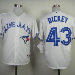 Toronto Blue Jays #43 R.A. Dickey White Cool Base Stitched MLB Jersey