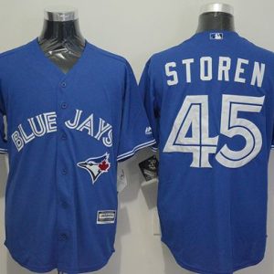 Toronto Blue Jays #45 Drew Storen Blue New Cool Base Stitched MLB Jersey