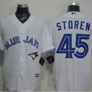 Toronto Blue Jays #45 Drew Storen White New Cool Base Stitched MLB Jersey