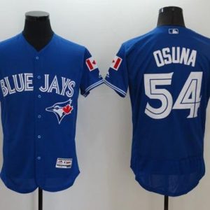 Toronto Blue Jays #54 Roberto Osuna Blue Fashion Stars & Stripes Flexbase Stitched MLB Jersey