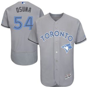 Toronto Blue Jays #54 Roberto Osuna Grey Flexbase Collection 2016 Father's Day Stitched MLB Jersey