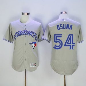 Toronto Blue Jays #54 Roberto Osuna Grey Flexbase Collection Stitched MLB Jersey