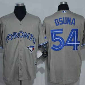 Toronto Blue Jays #54 Roberto Osuna Grey New Cool Base Stitched MLB Jersey