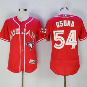 Toronto Blue Jays #54 Roberto Osuna Red Flexbase Collection Canada Day Stitched MLB Jersey