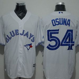 Toronto Blue Jays #54 Roberto Osuna White New Cool Base Stitched MLB Jersey