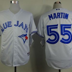 Toronto Blue Jays #55 Russell Martin White Stitched MLB Jersey