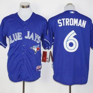 Toronto Blue Jays #6 Marcus Stroman Blue Alternate Cool Base Stitched MLB Jersey