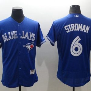 Toronto Blue Jays #6 Marcus Stroman Blue Flexbase Collection Stitched MLB Jersey