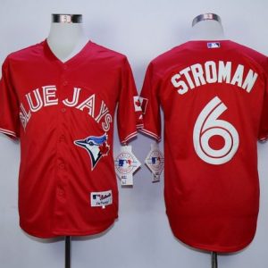 Toronto Blue Jays #6 Marcus Stroman Red Canada Day Stitched MLB Jersey