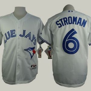 Toronto Blue Jays #6 Marcus Stroman White Cool Base Stitched MLB Jersey