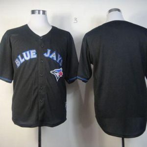 Toronto Blue Jays Blank Black Fashion Stitched MLB Jersey