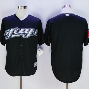 Toronto Blue Jays Blank Black New Cool Base Stitched MLB Jersey