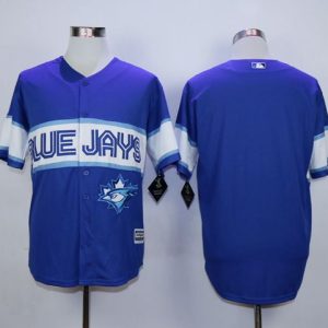 Toronto Blue Jays Blank Blue Exclusive New Cool Base Stitched MLB Jersey