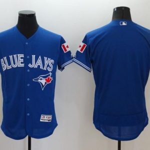 Toronto Blue Jays Blank Blue Fashion Stars & Stripes Flexbase Stitched MLB Jersey