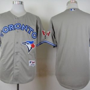 Toronto Blue Jays Blank Grey Road Cool Base 2012 Stitched MLB Jersey