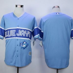 Toronto Blue Jays Blank Light Blue Exclusive New Cool Base Stitched MLB Jersey