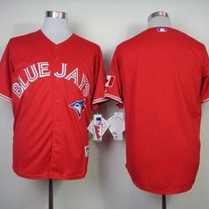 Toronto Blue Jays Blank Red Canada Day Stitched MLB Jersey