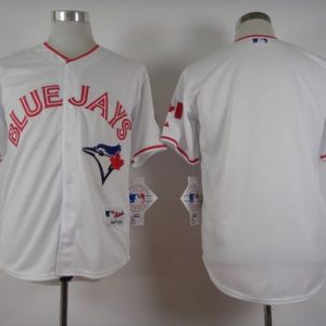 Toronto Blue Jays Blank White 2015 Canada Day Stitched MLB Jersey