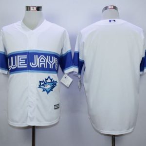 Toronto Blue Jays Blank White Exclusive New Cool Base Stitched MLB Jersey