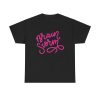 Brainstorm Unisex T-Shirt - Creativity Ideas Inspiration Motivation Love Pink Script