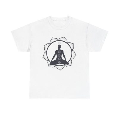 Chakra Mandala Meditation Unisex T-Shirt - Yoga Zen Mindful Healing Energy Reiki Aura