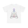 Chakra Meditation Unisex T-Shirt - Yoga Spiritual Healing Energy Balance Wellness Art