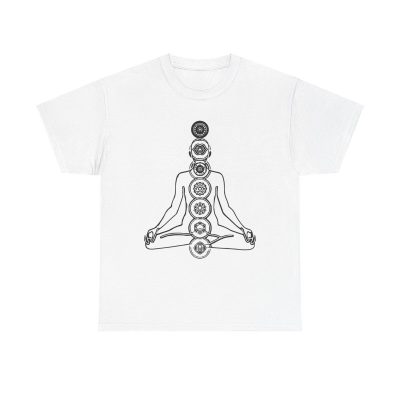 Chakra Meditation Unisex T-Shirt - Yoga Zen Mindful Healing Energy Reiki Aura Balance