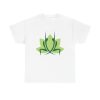 Dual Lotus Yoga Unisex T-Shirt - Balance Harmony Partnership Connection Wellness Zen