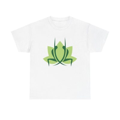 Dual Lotus Yoga Unisex T-Shirt - Balance Harmony Partnership Connection Wellness Zen