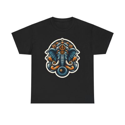Elephant Mandala Unisex T-Shirt - Bohemian Spiritual Zen Yoga Animal Lover Meditation